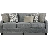 Sofa in Scarborough Steel Gray-Blue Fabric
