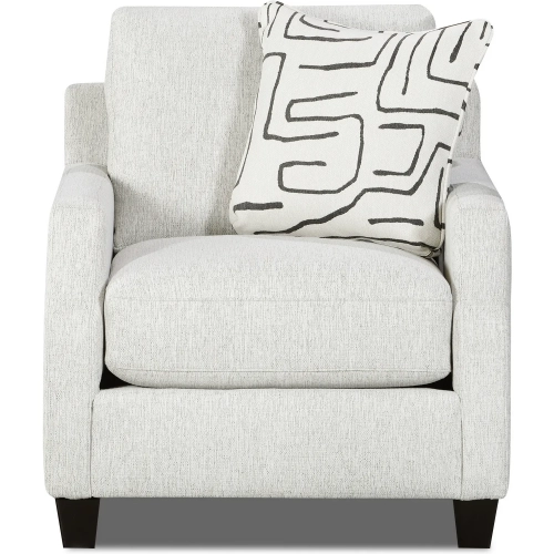 Accent Chair in Durango Pewter Neutral Performance Fabric