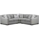 3 Piece L Sectional Sofa in Durango Moose