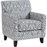 Accent Chair in Chevy Storm Multicolor Fabric