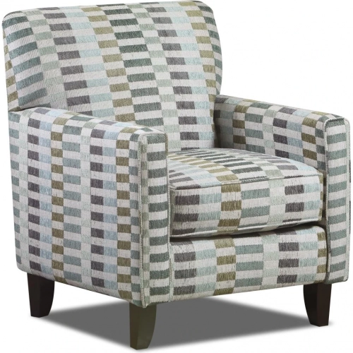 Accent Chair in Mundo Mystic Multicolor Fabric
