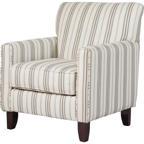Accent Chair in Unica Oxford Multicolor Fabric