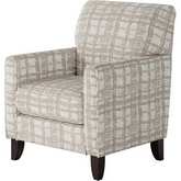 Accent Chair in Greenwich Pastel Cream Fabric