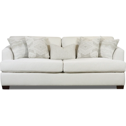 Sofa in Hobnob Cotton Off White Performance Fabric