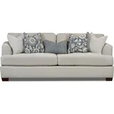 Sofa in Prelude Feather Tan Brown Fabric
