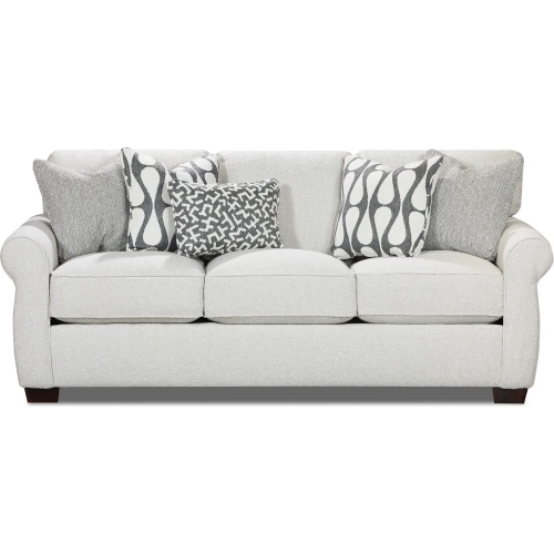 Sofa in Contour Natural Off White Fabric