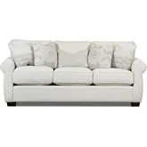 Sofa in Hobnob Cotton Off White Performance Fabric