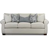 Sofa in Prelude Feather Tan Brown Fabric