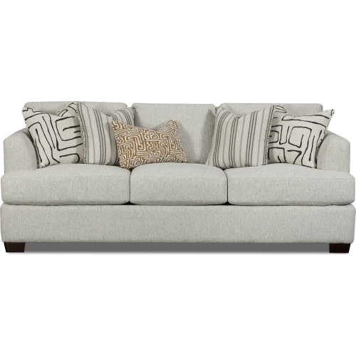 Sofa in Durango Pewter Off White Fabric