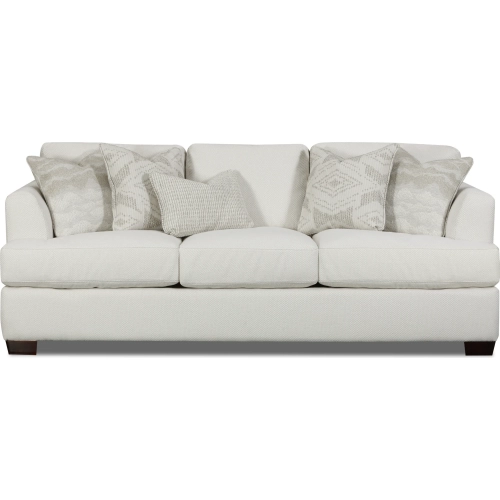 Sofa in Hobnob Cotton Cream Fabric