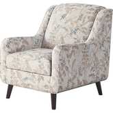 Accent Chair in Fetty Citrus Multicolor Fabric