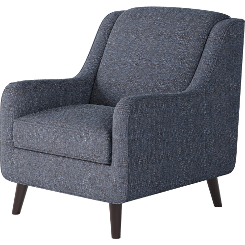 Accent Chair in Sugarshack Navy Blue Fabric