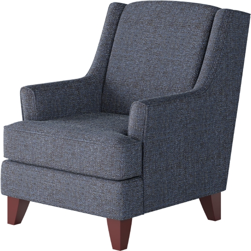 Accent Chair in Sugarshack Navy Blue Fabric