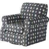 Swivel Accent Chair in Bindi Crayola Multicolor