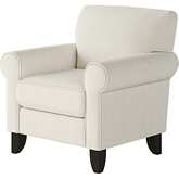 Accent Chair in Sugarshack Glacier Cream Fabric