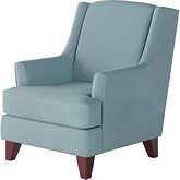 Accent Chair in Bella Skylight Blue Fabric