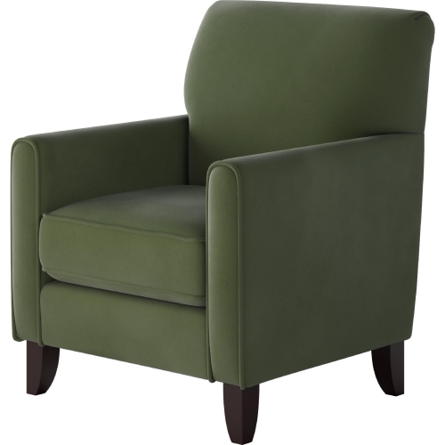 Accent Chair in Bella Forrest Green Fabric