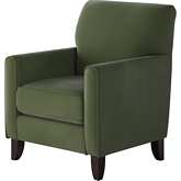 Accent Chair in Bella Forrest Green Fabric