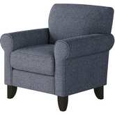 Accent Chair in Sugarshack Navy Blue Fabric
