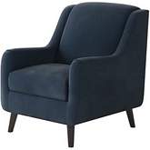 Accent Chair in Bella Midnight Blue Fabric