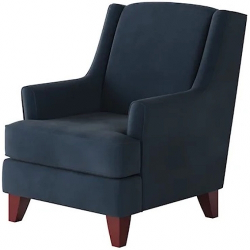Accent Chair in Bella Midnight Blue Fabric