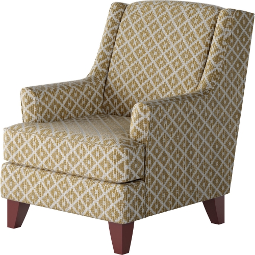 Accent Chair in Owen Straw Multicolor Fabric