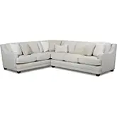 Sectional Sofa in Hogan Cotton Off White Fabric