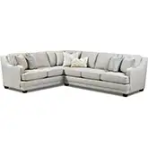 Sectional Sofa in Limelight Mineral Grey Fabric