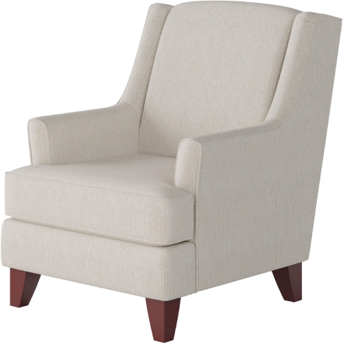 Accent Chair in Truth or Dare Salt Off White Fabric
