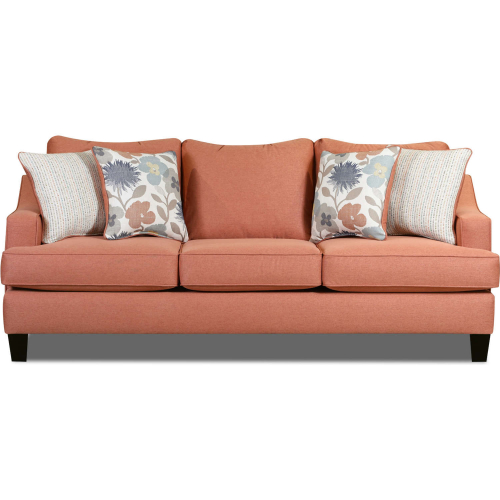 Sofa in Laurent Coral Fabric