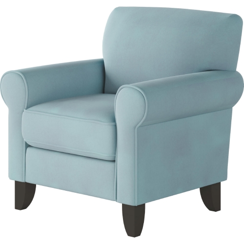 Accent Chair in Bella Skylight Blue Fabric