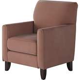 Accent Chair in Bella Rosewood Fabric