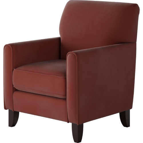 Accent Chair in Bella Rouge Fabric
