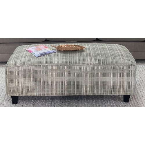 49" Cocktail Ottoman in Portsmouth Moss Multicolor Fabric