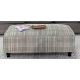 49" Cocktail Ottoman in Portsmouth Moss Multicolor Fabric
