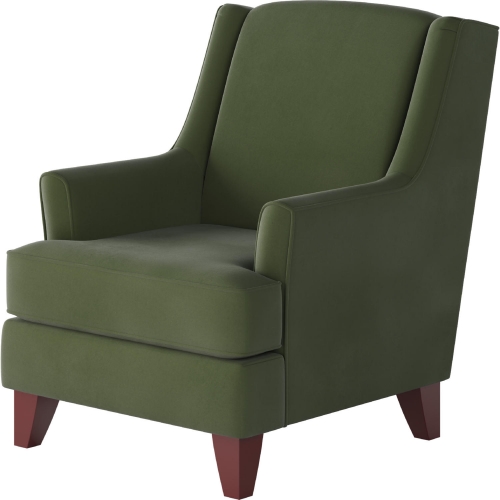 Accent Chair in Bella Forrest Green Fabric