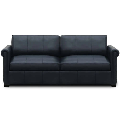 Scottsdale Loveseat Shown in Portofino Admiral Blue Top Grain Leather