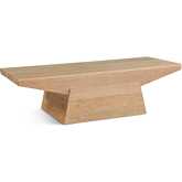 Incus 58" Coffee Table in Natural Oak