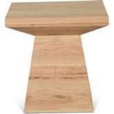 Incus 24" Side Table in Natural Oak