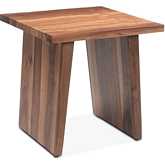 Madrid Side Table in Reclaimed Natural Teak Wood