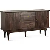 Provence 55" Sideboard in Dark Finish Wood