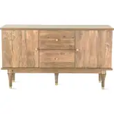 Provence 55" Sideboard in Natural Finish Wood