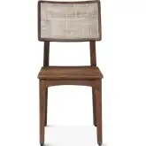 Calabasas Dining Chair in Toasted Almond Mango Wood & Cane (Set of 2)