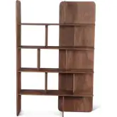Hawker 48" Bookcase in Natural Brown Finish Mango Wood