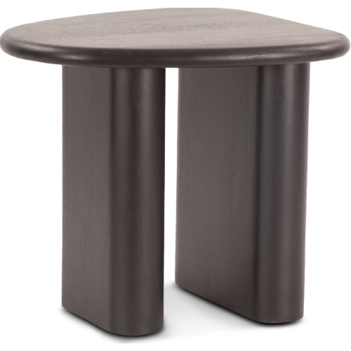 Oslo 26" Side Table in Black Mango Wood