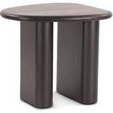 Oslo 26" Side Table in Black Mango Wood