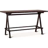 Paxton 66" Gathering Dining Table in Reclaimed Teak & Iron