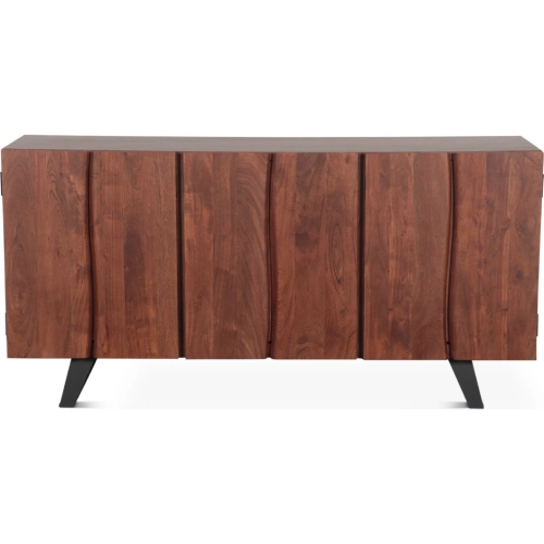 Yarrow 68" Sideboard in Light Sequoia Acacia Finish Wood & Gunmetal Iron