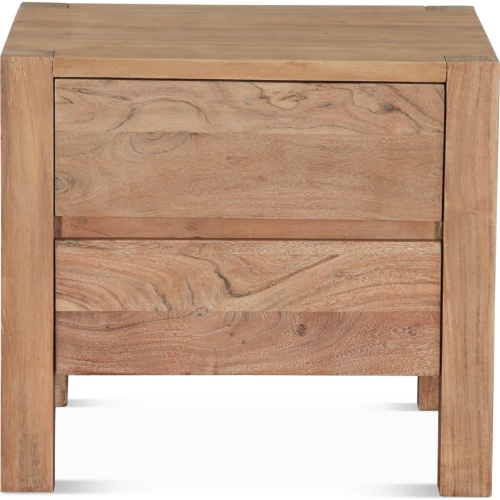 Mesa 32" Nightstand in Brushed Acacia Wood