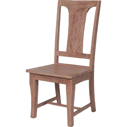 Pengrove Dining Chair in Antique Oak Finish Wood (Set of 2)